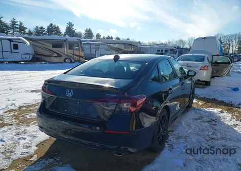 2025 Honda Civic Sport z USA, uszkodzony, nr VIN 2HGFE2F57SH503146